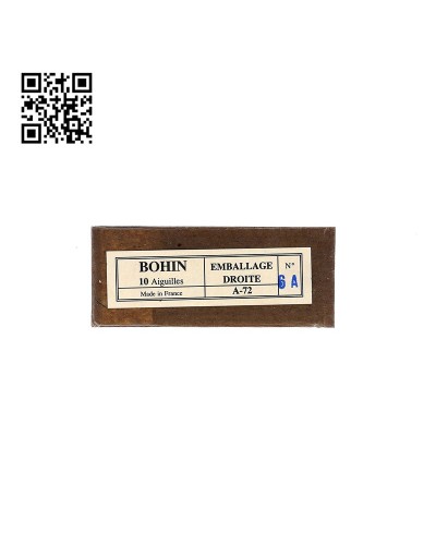 AGUJAS BOHIN EMBALAJE RECTAS Nº 6A - 10 AGU PACK AHORRO BH12116