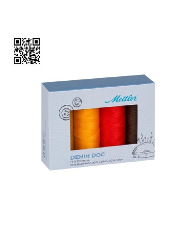 KIT TIERRA - 4 CARRETES DENIM DOC 75 - 100MTS