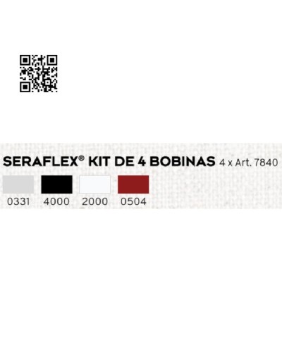 KIT 4 CARRETES SERAFLEX 120 - 130 MTS