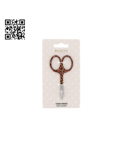 TIJERAS BOHIN BORDADO "ANIMAL PRINT" - GIRAFA BH99007