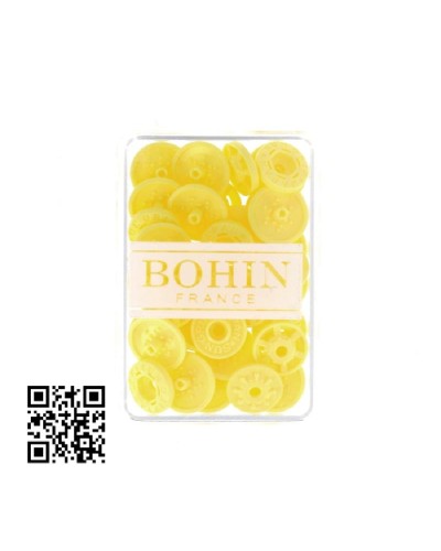 BOTONES | SNAPS A MANO 13mm BOHIN - AMARILLO - 8 UND | BH71756