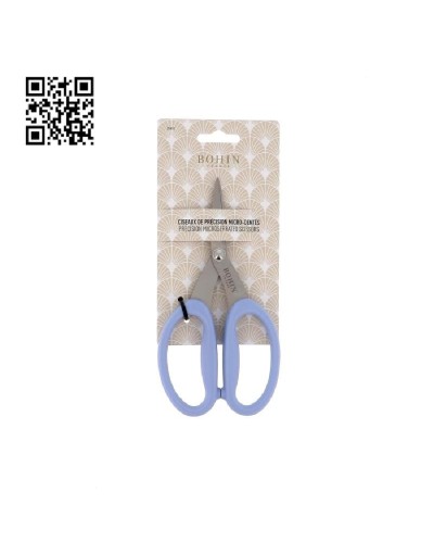 TIJERAS BOHIN MICROSERRADAS - MANGOS COLOR AZUL | BH25851