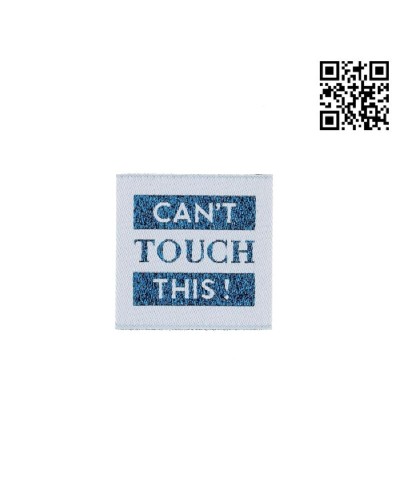 ETIQUETA PARA COSER "CANT TOUCH" - CUADRADO 3,5CM | - BH486092