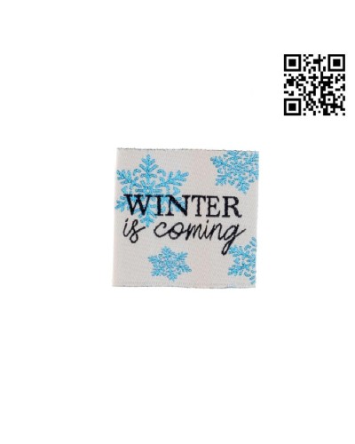 ETIQUETA PARA COSER "WINTER" - CUADRADO 3,5CM | - BH486105