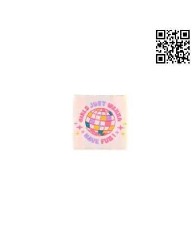 ETIQUETA PARA COSER "GIRLS" - CUADRADO 3,5CM | - BH486111