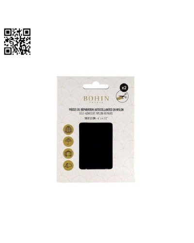 PARCHE AUTOADHESIVO BOHIN NYLON | 10cm X 12cm - AZUL MARINO BH61017
