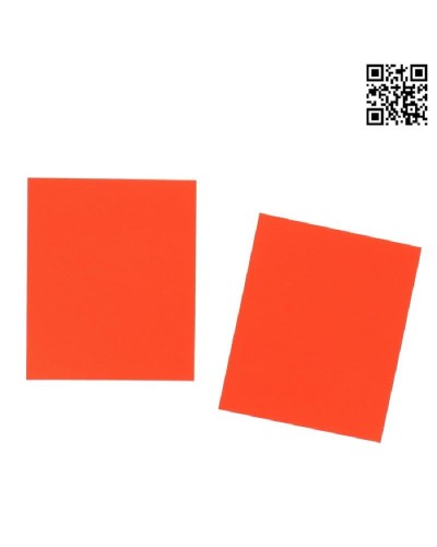 PARCHE AUTOADHESIVO BOHIN NYLON | 10cm X 12cm - NARANJA NEÓN BH61031