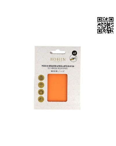 PARCHE AUTOADHESIVO BOHIN NYLON | 10cm X 12cm - MELOCOTÓN BH61033