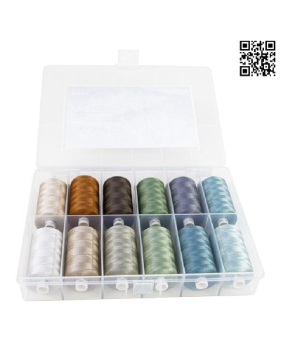 KIT SENTIMIENTO DE TRADICION - 12 CARRETES SILK-FINISH 40 - 1000MTS