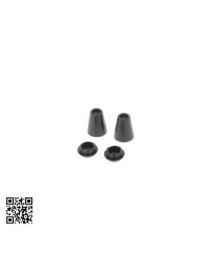 TOPES DE CORDÓN GRANDES BOHIN - NEGRO - 2 UND | BH62490