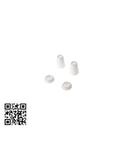 TOPES DE CORDÓN PEQUEÑOS BOHIN - BLANCO - 2 UND | BH62493