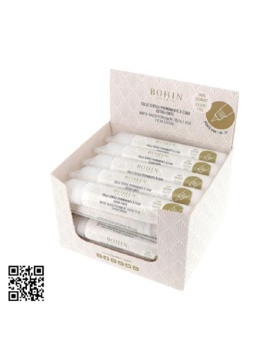 EXPOSITOR PEGAMENTO TEXTIL BOHIN PERMANENTE - 20 UND X 25ML | BH90700