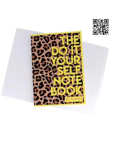 CUADERNO DE COSTURA BOHIN A5 DISEÑO ANIMAL PRINT - LEOPARDO | BH00115¡Los diseños BOHIN cobran vida en cuadernos vibrantes y cre