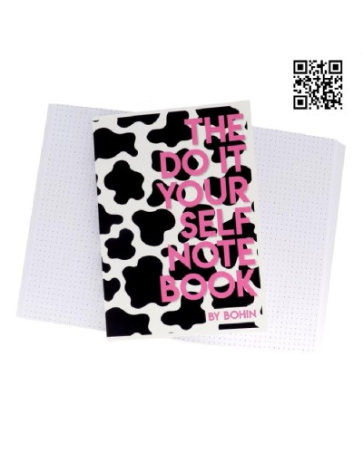 CUADERNO DE COSTURA BOHIN A5 DISEÑO ANIMAL PRINT - VACA | BH00117¡Los diseños BOHIN cobran vida en cuadernos vibrantes y creativ