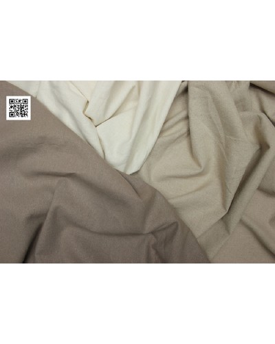 REFERENCIA: 715045300003GAMA:CREMA-BEIG-TOSTADONOMBRE: TELA JAPONESA LISA - ALGODÓN Y LINO 45300 COL. 003COMPOSICIÓN: COTTON45/F